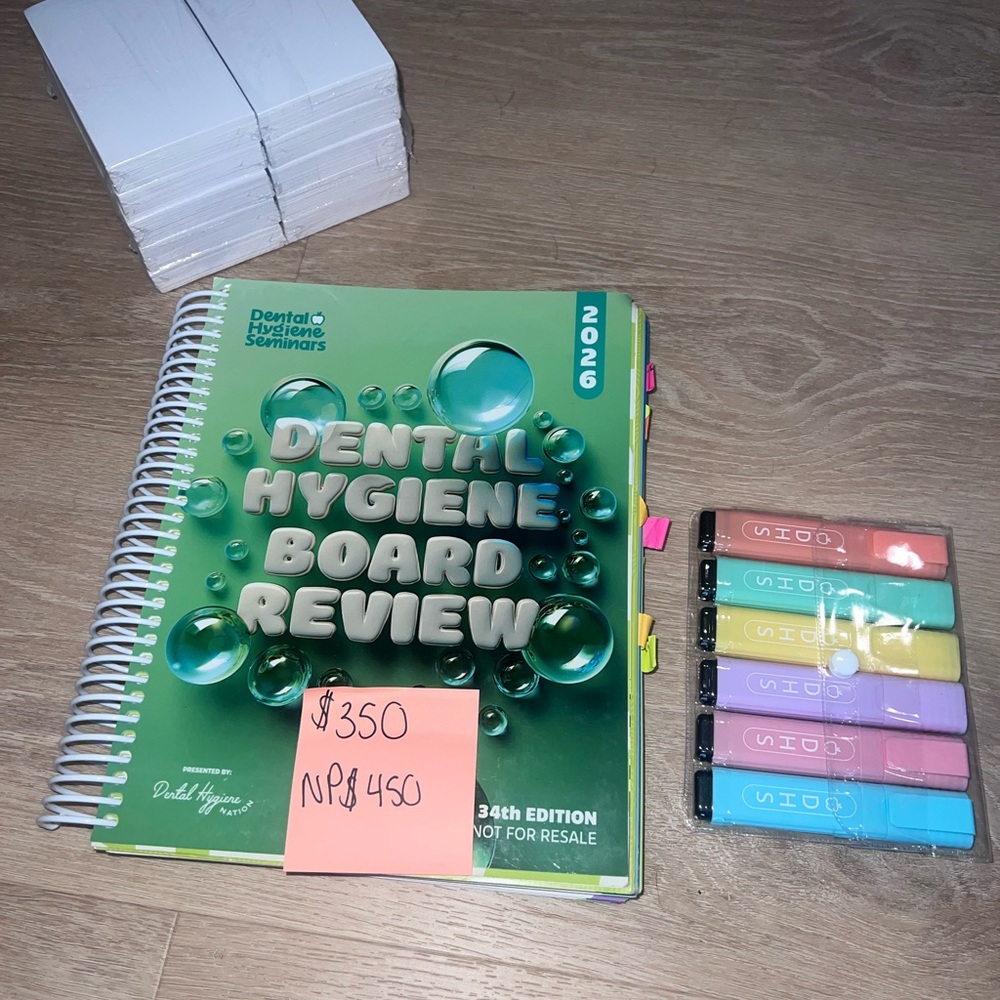 Dental Hygiene Board Review 2026 Spiral Study Guide - Green